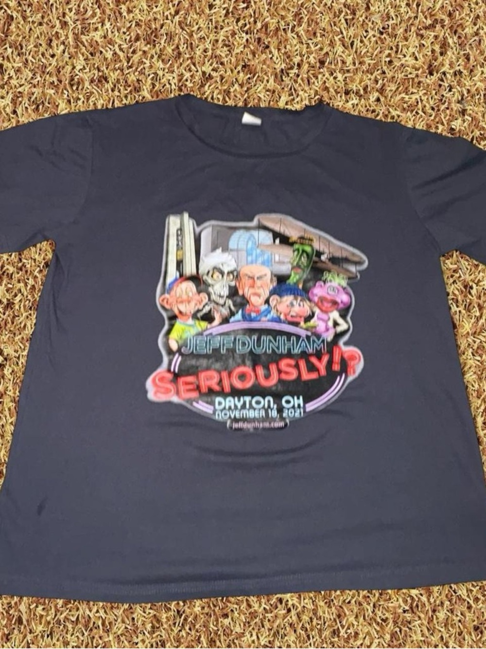 Youth Jeff Dunham black tour tee, Size M #comedy #standup